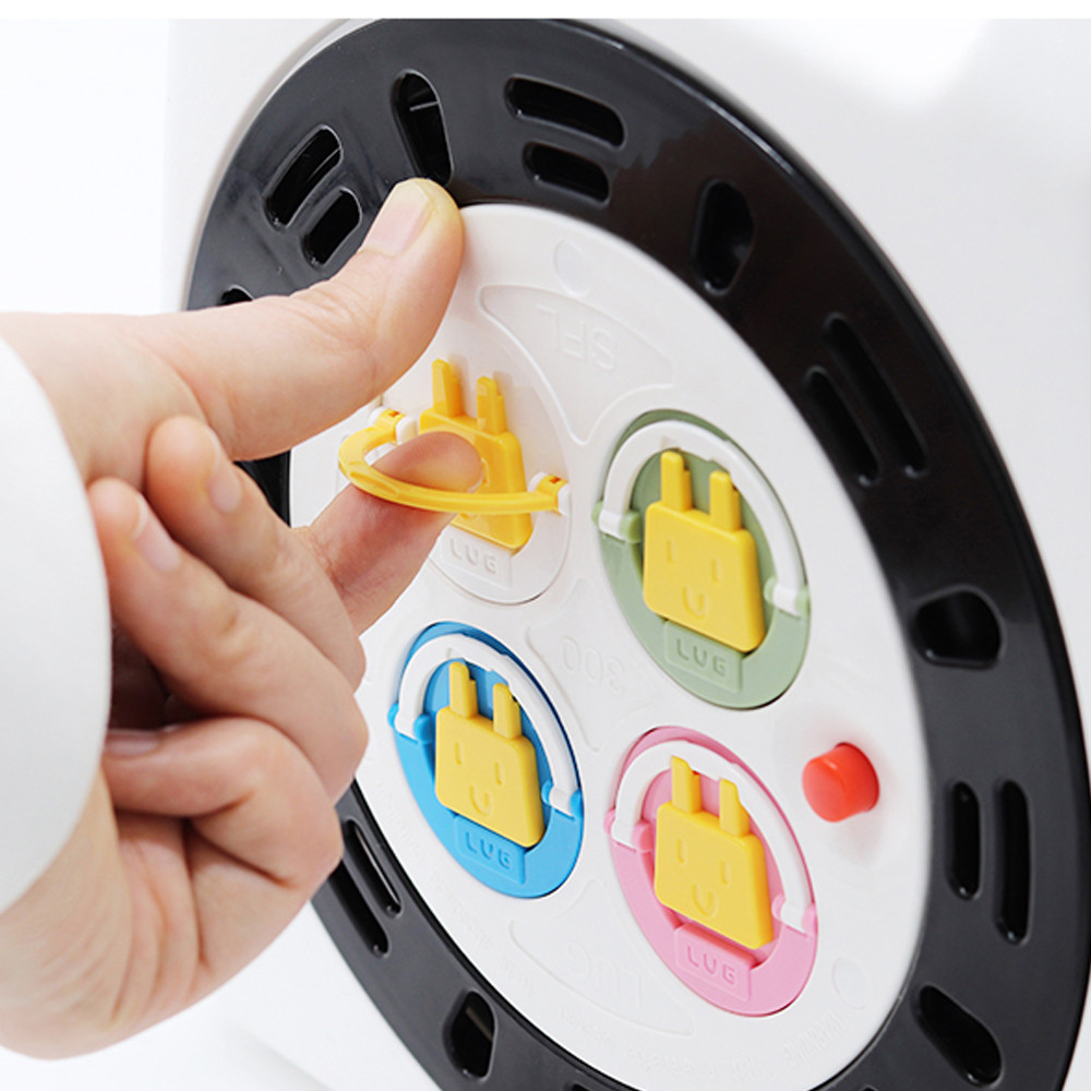 러그박스 콘센트 안전커버 1팩 (4개입) (LUG-4PCS) 유아 안전용품