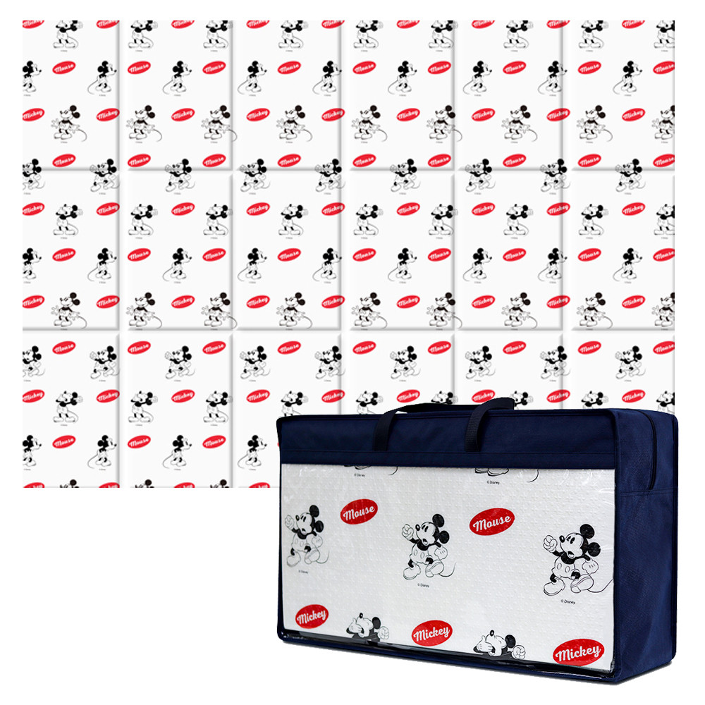러그박스 미키마우스 3단 대형 캠핑 매트 (MKCMW-224) 피크닉 방수 돗자리