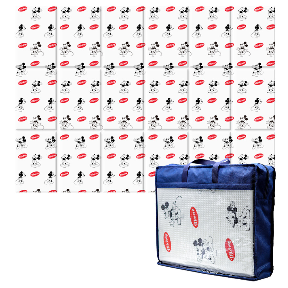 러그박스 미키마우스 3단 중형 캠핑 매트 (MKCMW-214) 피크닉 방수 돗자리