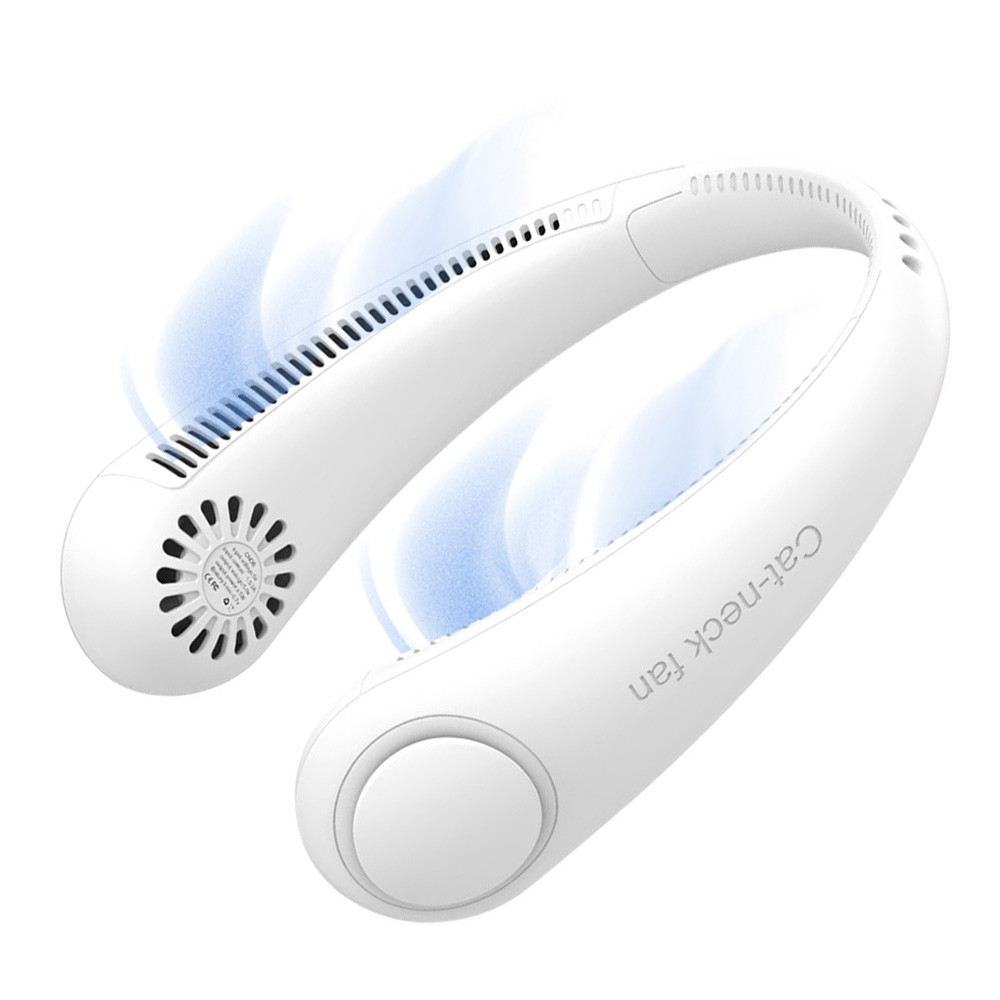 액센 쿨링 넥밴드 선풍기 F52 (화이트)