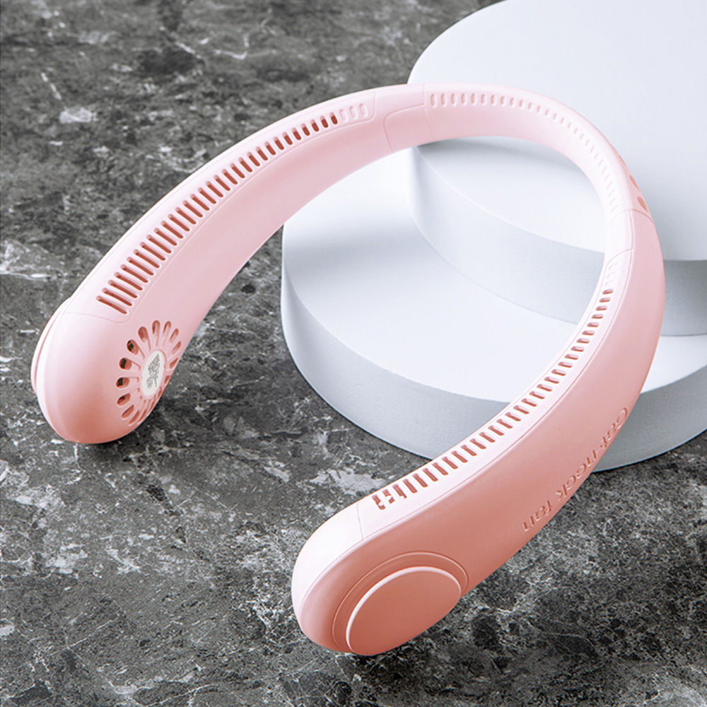 액센 쿨링 넥밴드 선풍기 F52 (핑크)