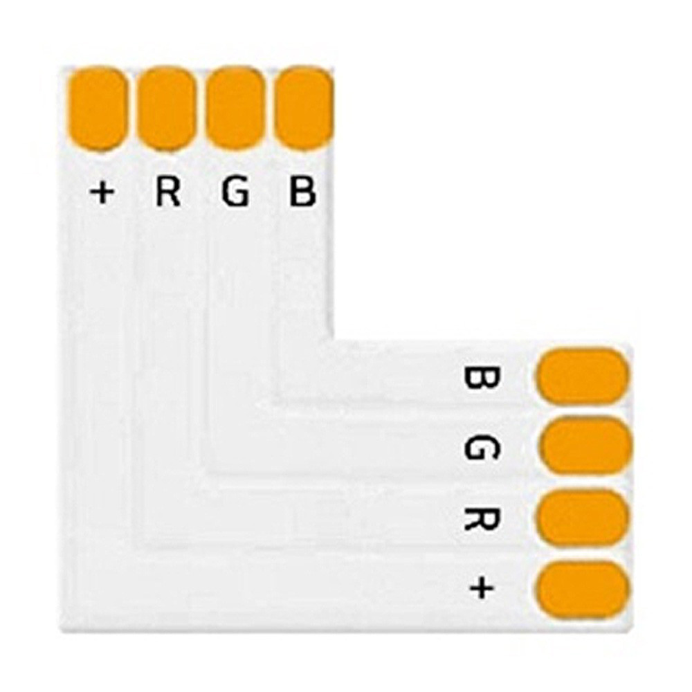 액센 LED 스트립 L자형 PCB 연결판 (단품) (조명 별도구매)