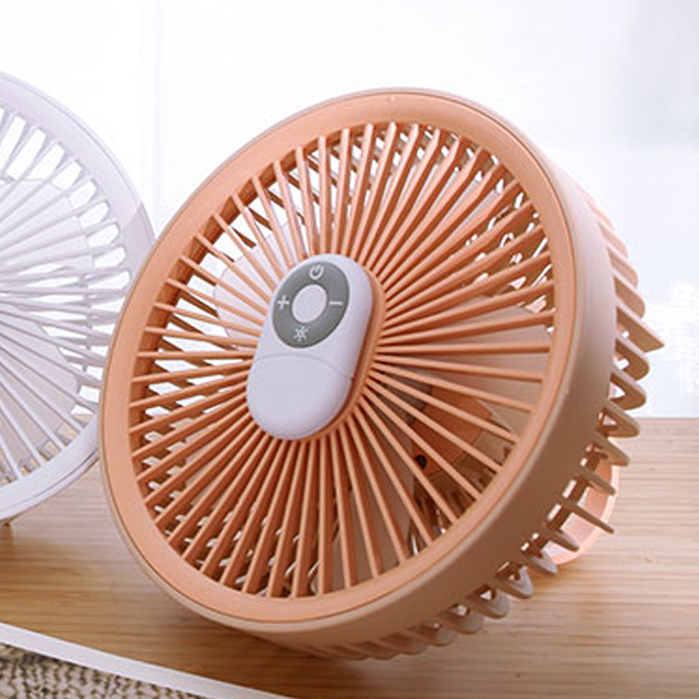 액센 무선 리모컨 아웃도어 무드램프 선풍기 F62 (핑크)