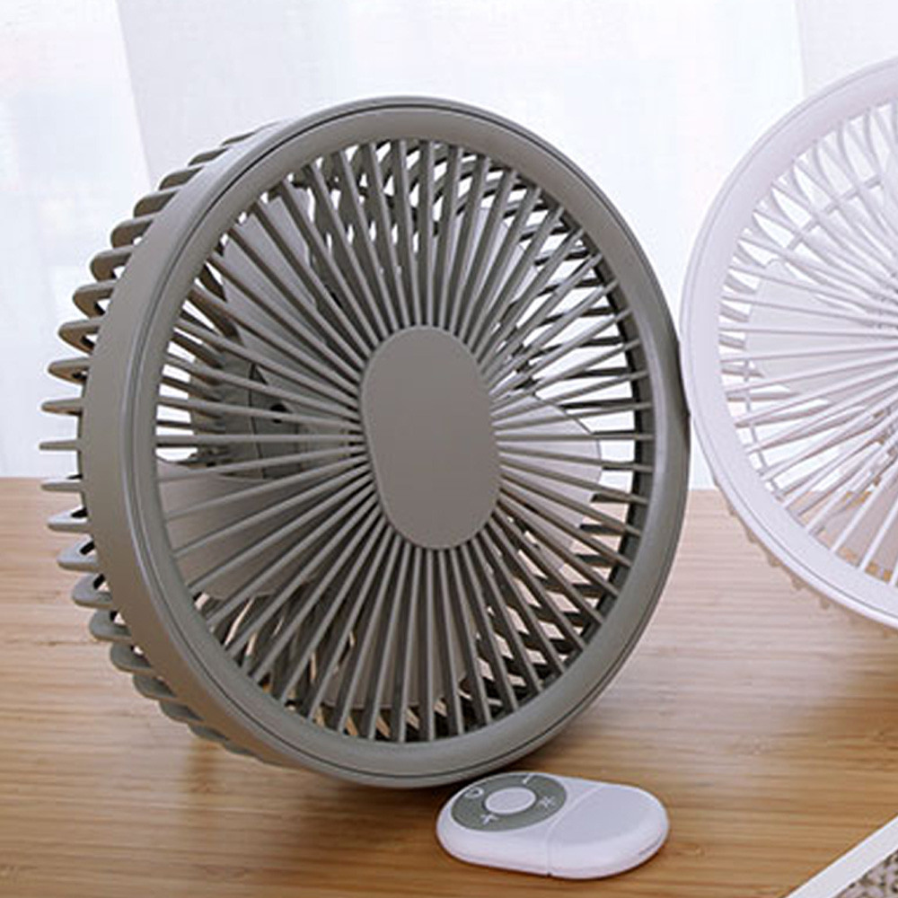 액센 무선 리모컨 아웃도어 무드램프 선풍기 F62 (그레이)