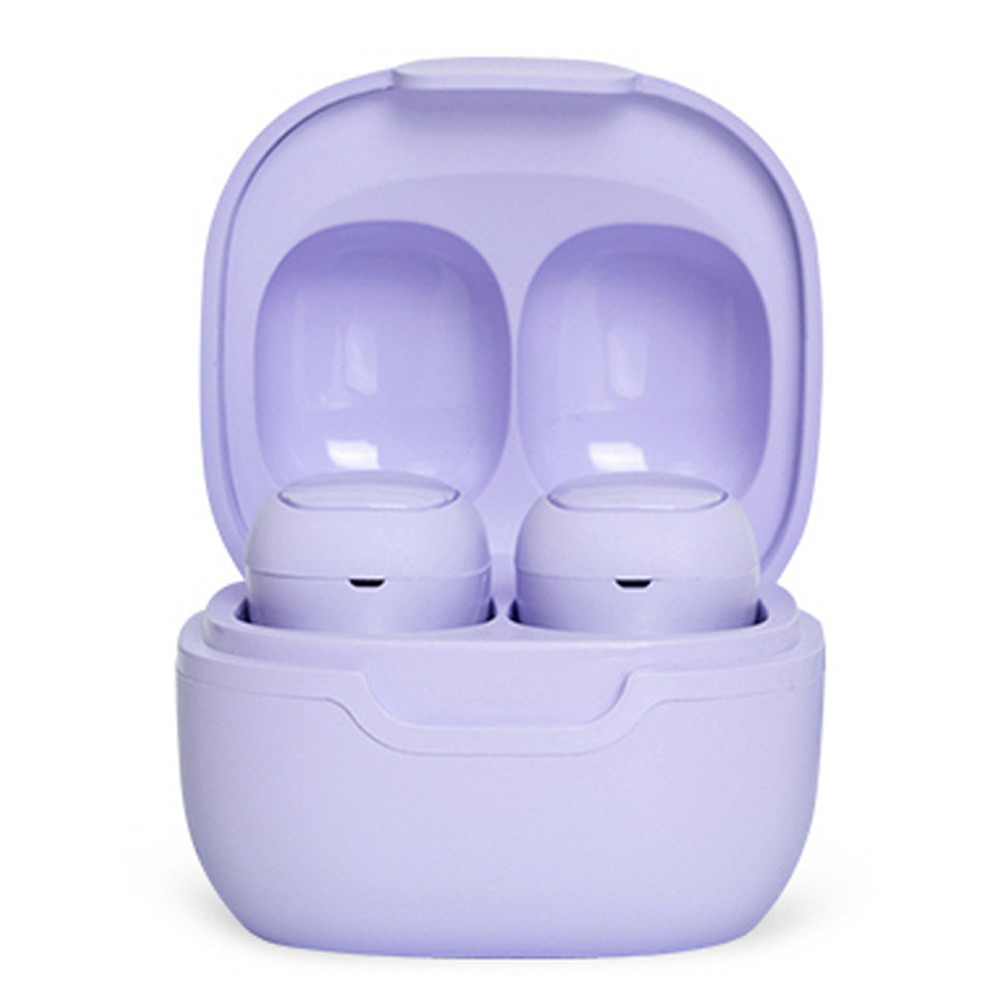 액센 플레이고 블루투스이어폰 미니큐브 TWS 무선 이어폰 5.3 (N650) (퍼플)