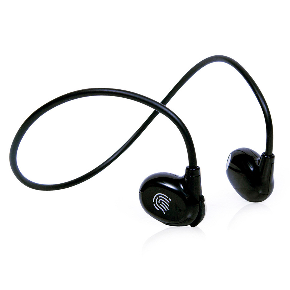 액센 블루투스이어폰 공기전도 무선 오픈형 넥밴드 이어폰 (블랙)