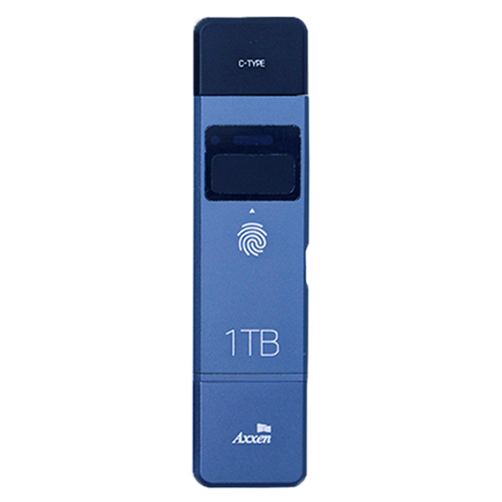 액센 usb메모리 지문 보안usb otg메모리 PSSD 휴대폰usb otgusb (1TB)