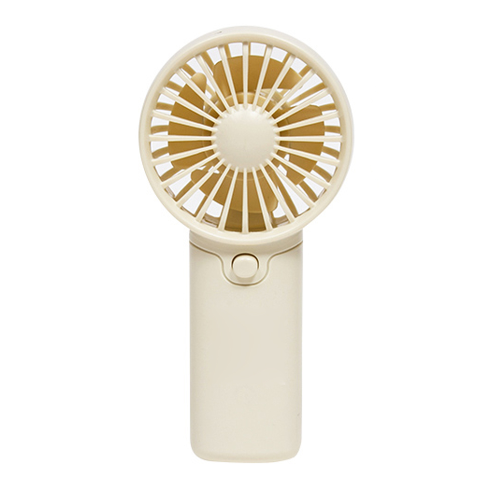 액센 미니선풍기 핸디팬 초경량 휴대용 미니 선풍기 (아이보리) (AAA건전지 별매)