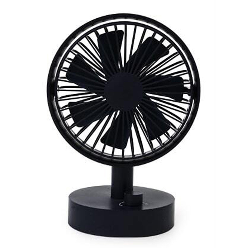 액센 무선 탁상용 자동회전 선풍기 (F60) (블랙)