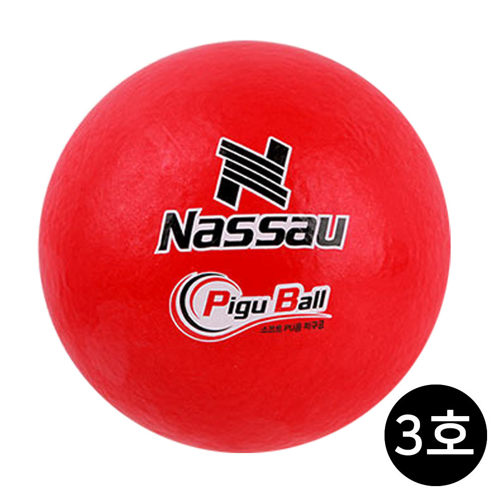 낫소 스포츠 소프트 PU폼 피구공 3호 (레드) (NXO-B198) 피구