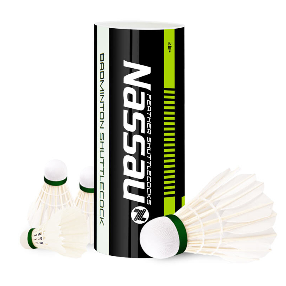 낫소 배드민턴셔틀콕 703알파 (셔틀콕 3개입) (화이트) (NSC-703)