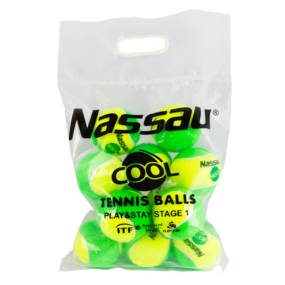낫소 테니스공 쿨볼 ITF공인구 (그린) (12개입) (T-1105)