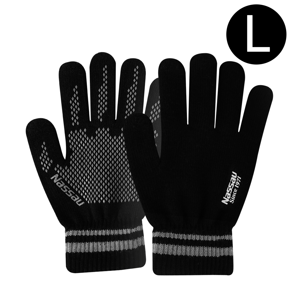 낫소 스포츠장갑 스마트 니트 장갑 (L) (NWT-V23LBG)