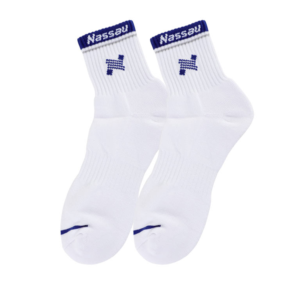 낫소 스포츠양말 블루 남자 중목 양말 (NSBSM-M03)