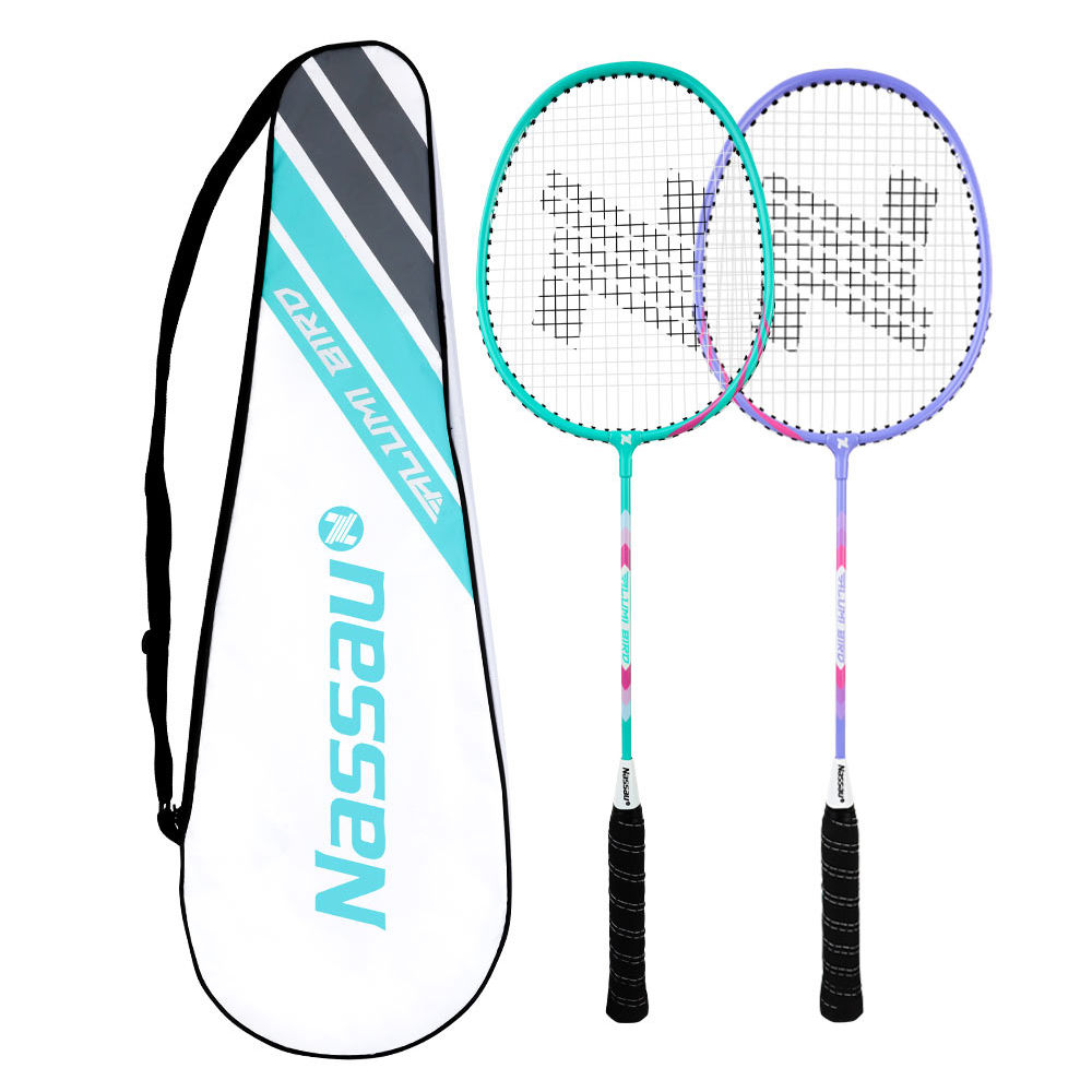 낫소 배드민턴 배드민턴라켓 알루미버드 (민트퍼플)