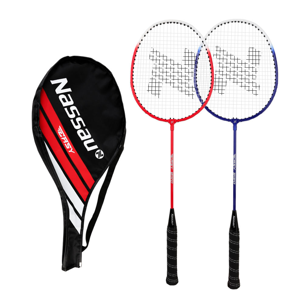 낫소 배드민턴 배드민턴라켓 이지버드 (레드블루)