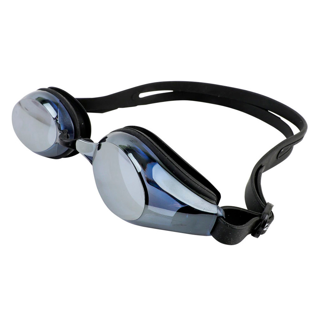 낫소 수경 성인 물안경 미러형 (블랙) (NSEG5BKM)