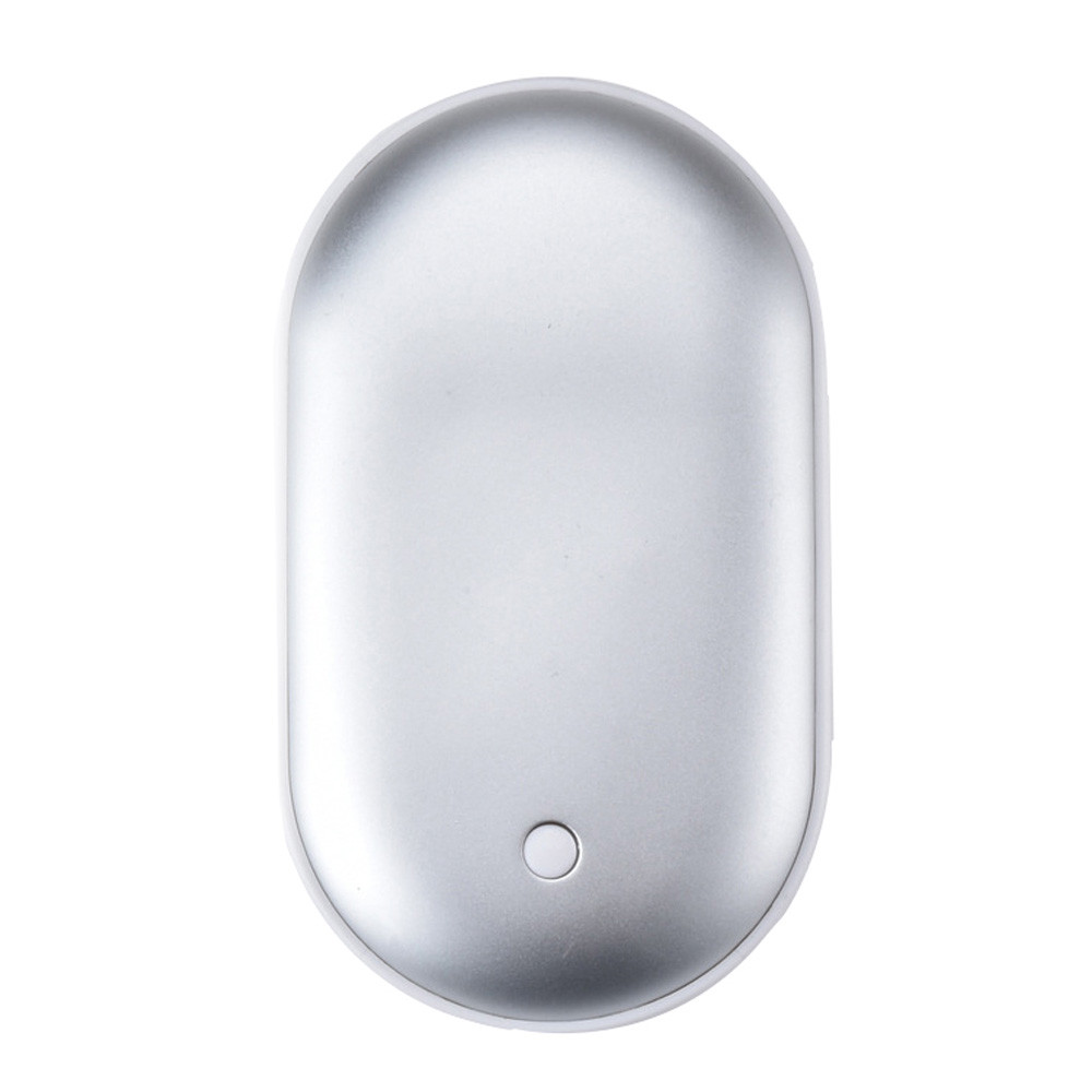 보스위즈 양면발열 휴대용 손난로 보조배터리 (SDR-60) (실버)