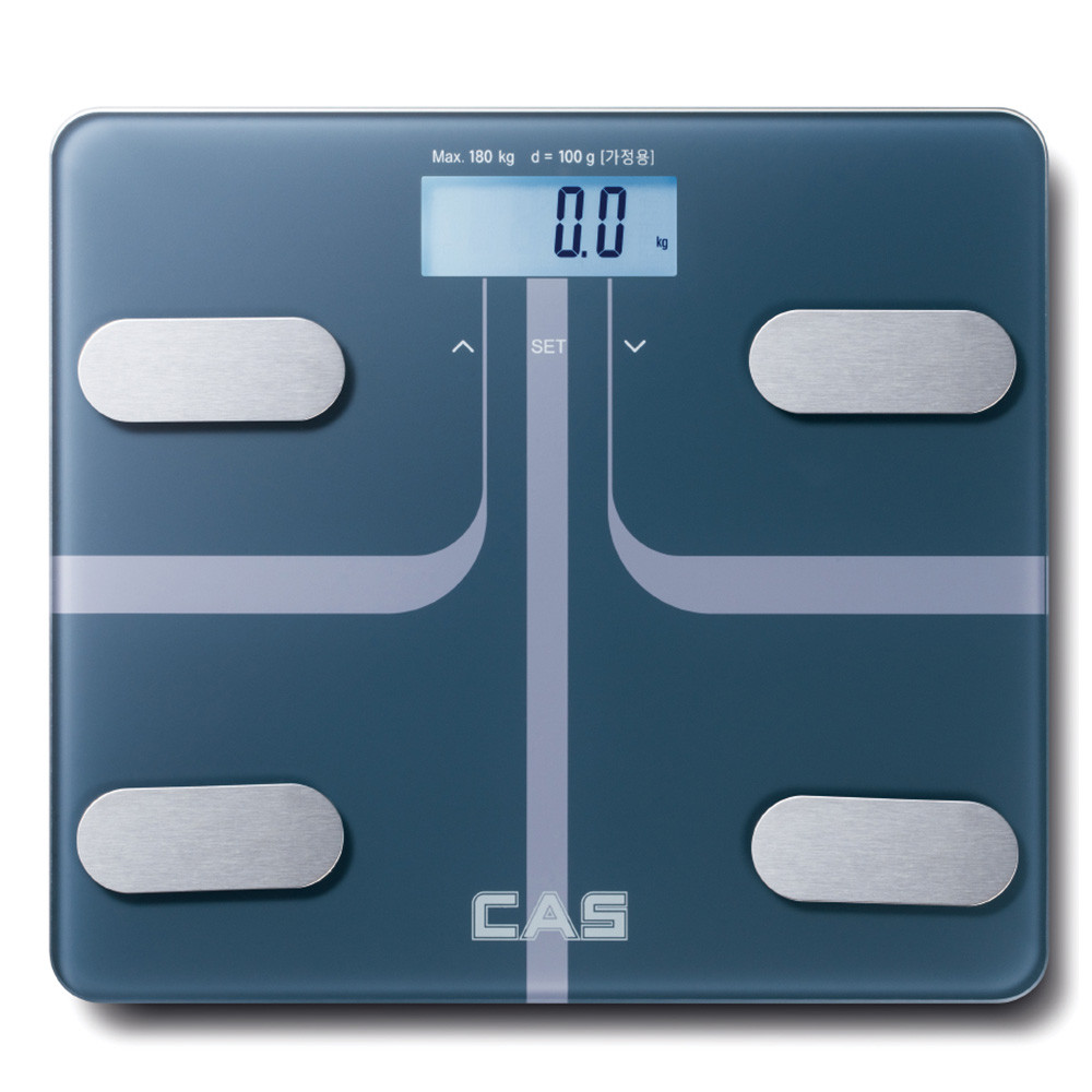 나비 카스체중계 디지털체중계 카스 체지방 측정저울 (BFA-28) (그레이)