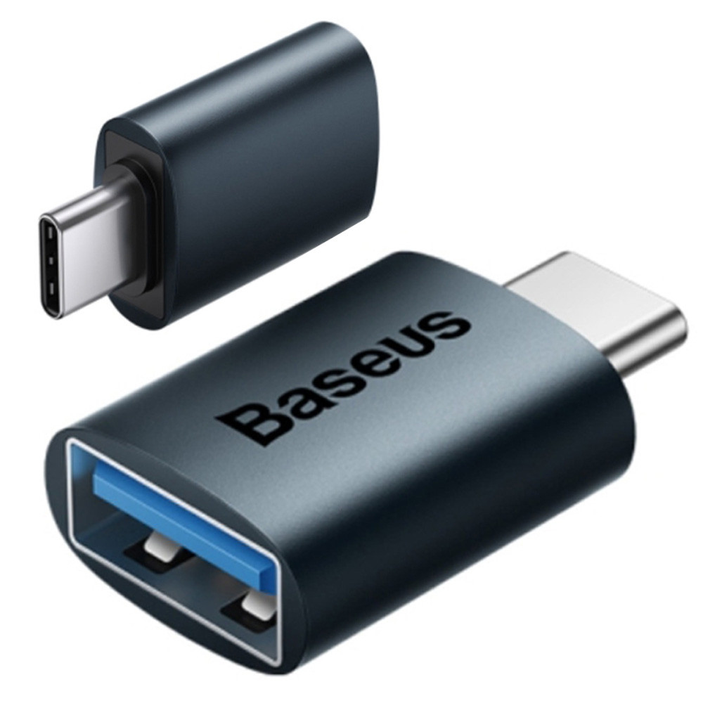 베이스어스 OTG C타입 TO USB 3.1 10Gbps 변환 젠더 (블루)