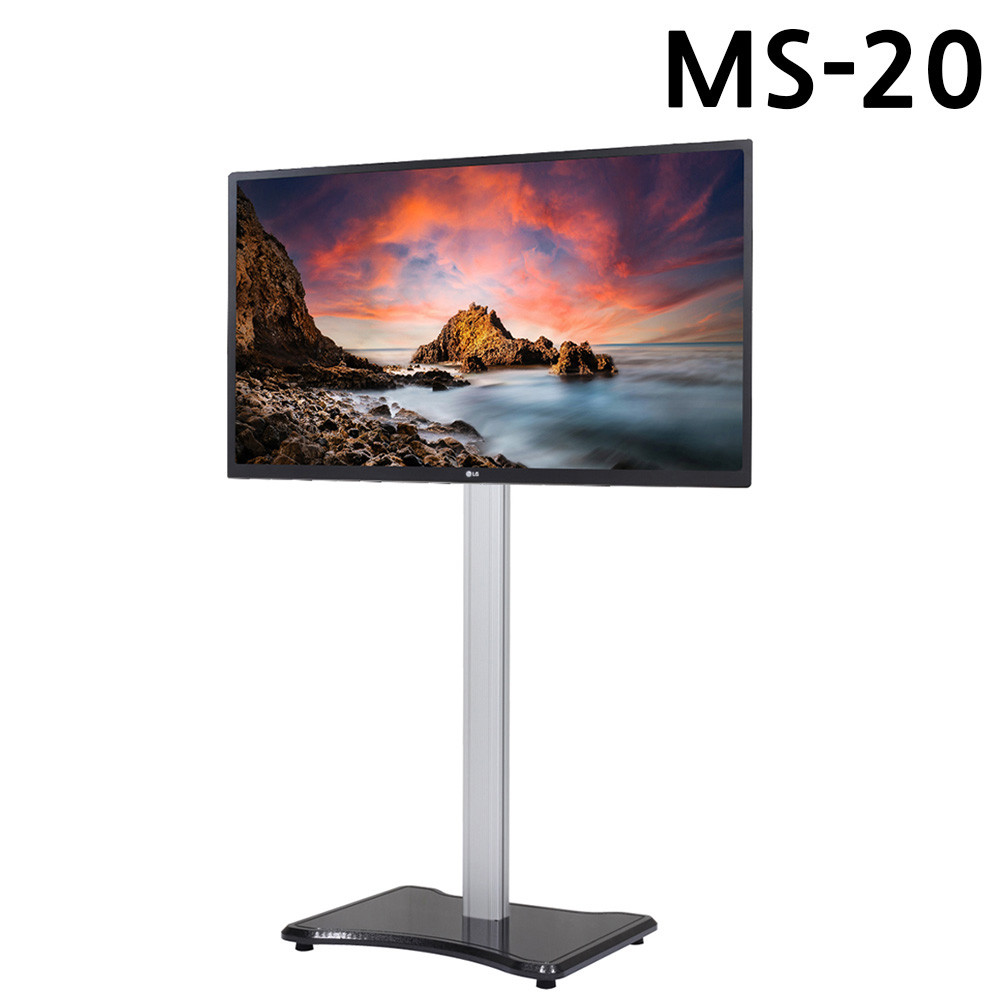 마운트피아 TV 모니터 스탠드 이동형 MS-20 (27-42in) 거치대 티비 받침대 브라켓