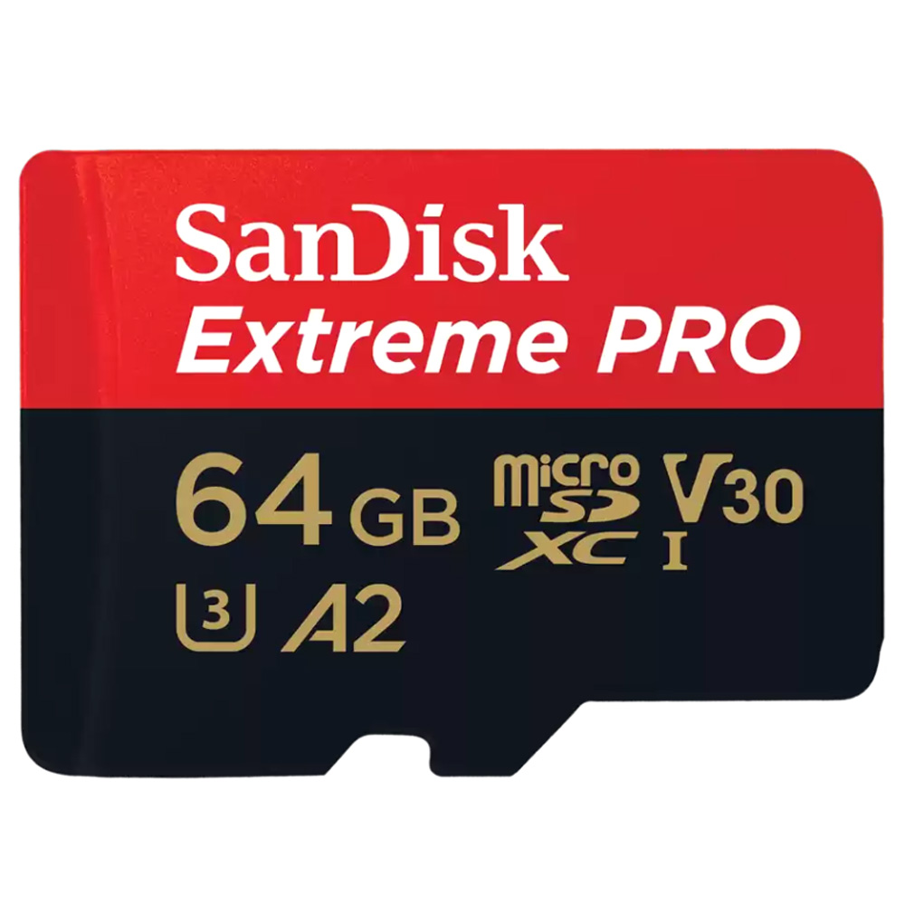 SanDisk Extreme PRO microSDXC UHS-I (64GB) (SD변환 어댑터 포함) 메모리카드