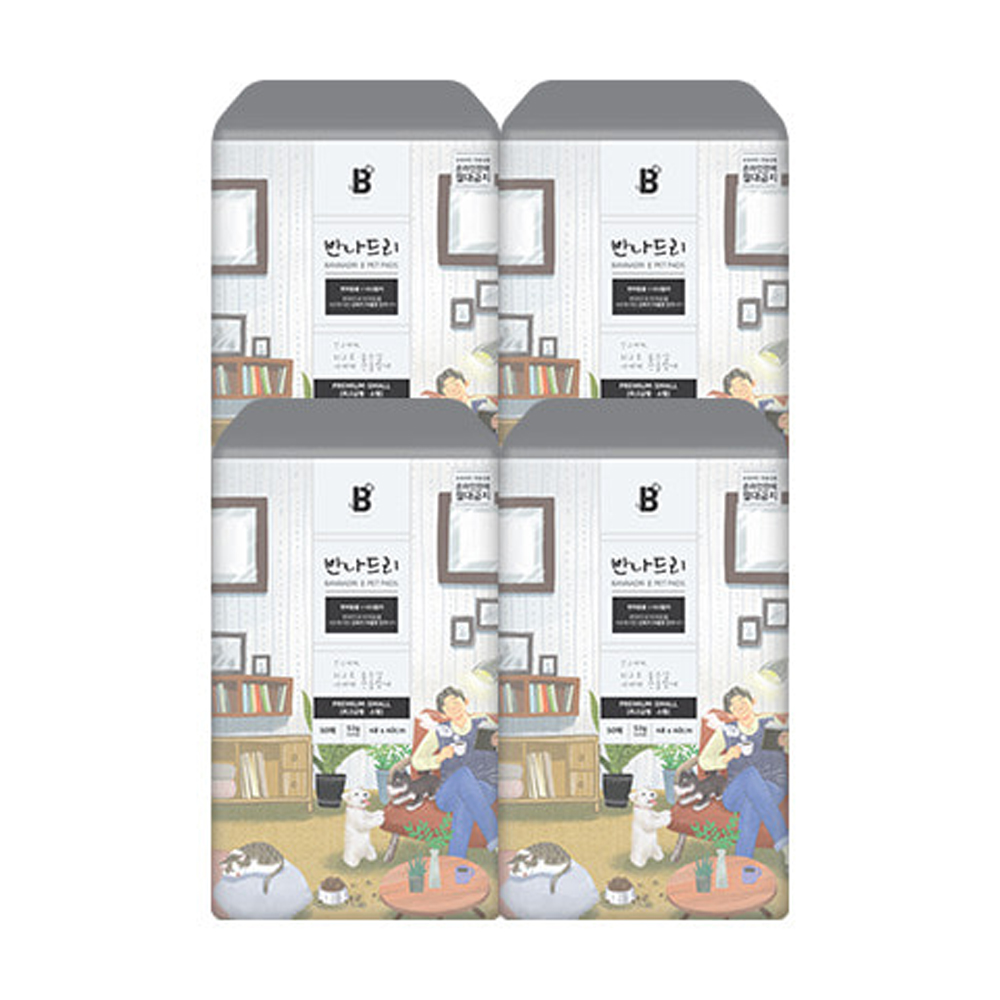 ●반나드리 강아지 고급형 (소형) (50매 x 4개입) (1타)