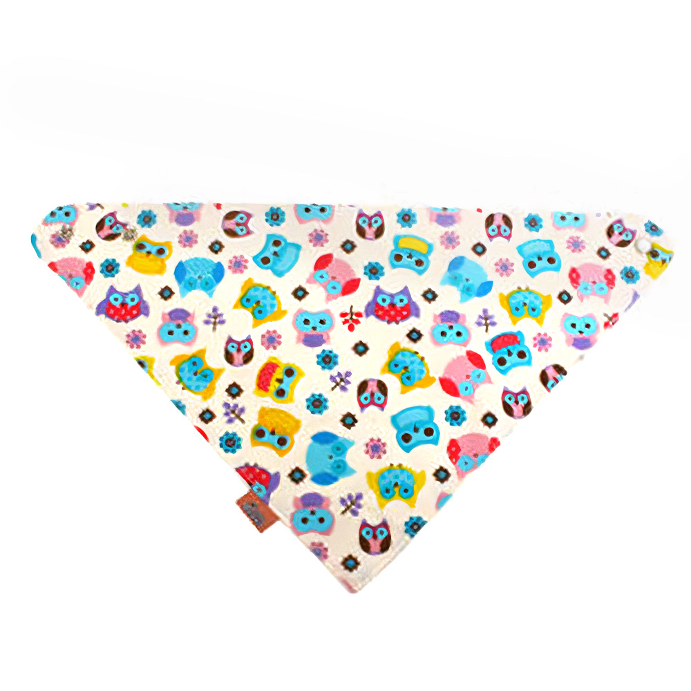 한정특가) 쁘띠베베 유아 넥워머 벨보아 방한 스카프 빕 (부엉이)