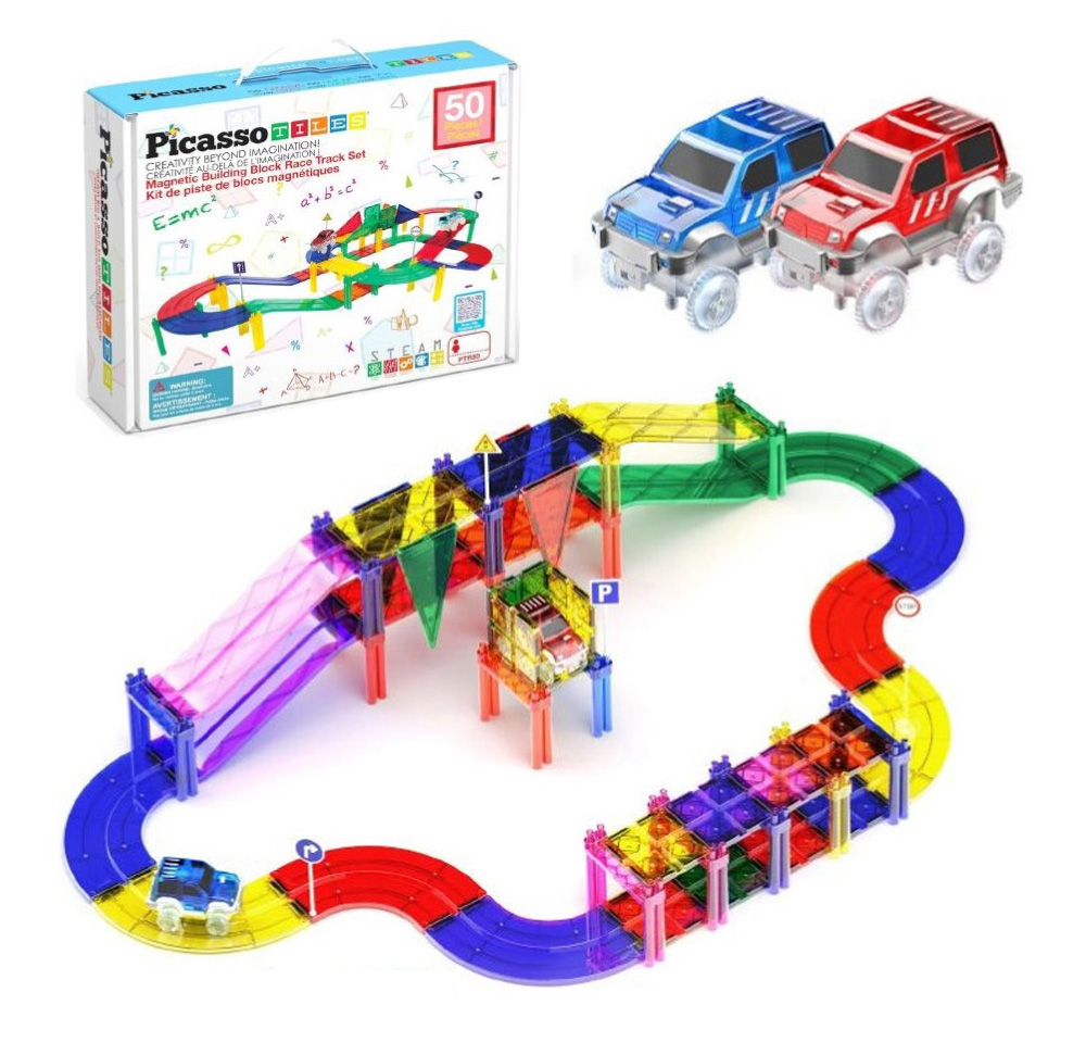 피카소타일 자석블록 레이스 빌딩 (PTR50) 자석퍼즐 블록