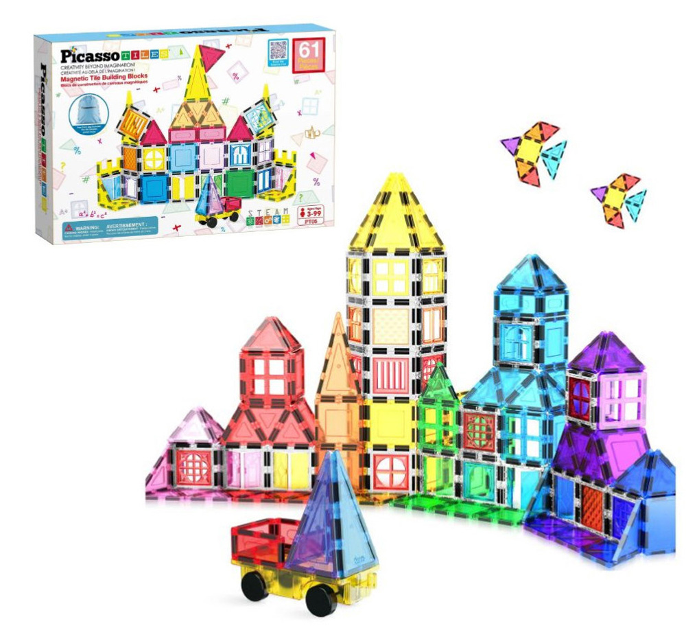 피카소타일 자석블록 빌딩 캐리백 (PT05) 자석퍼즐 창의블록