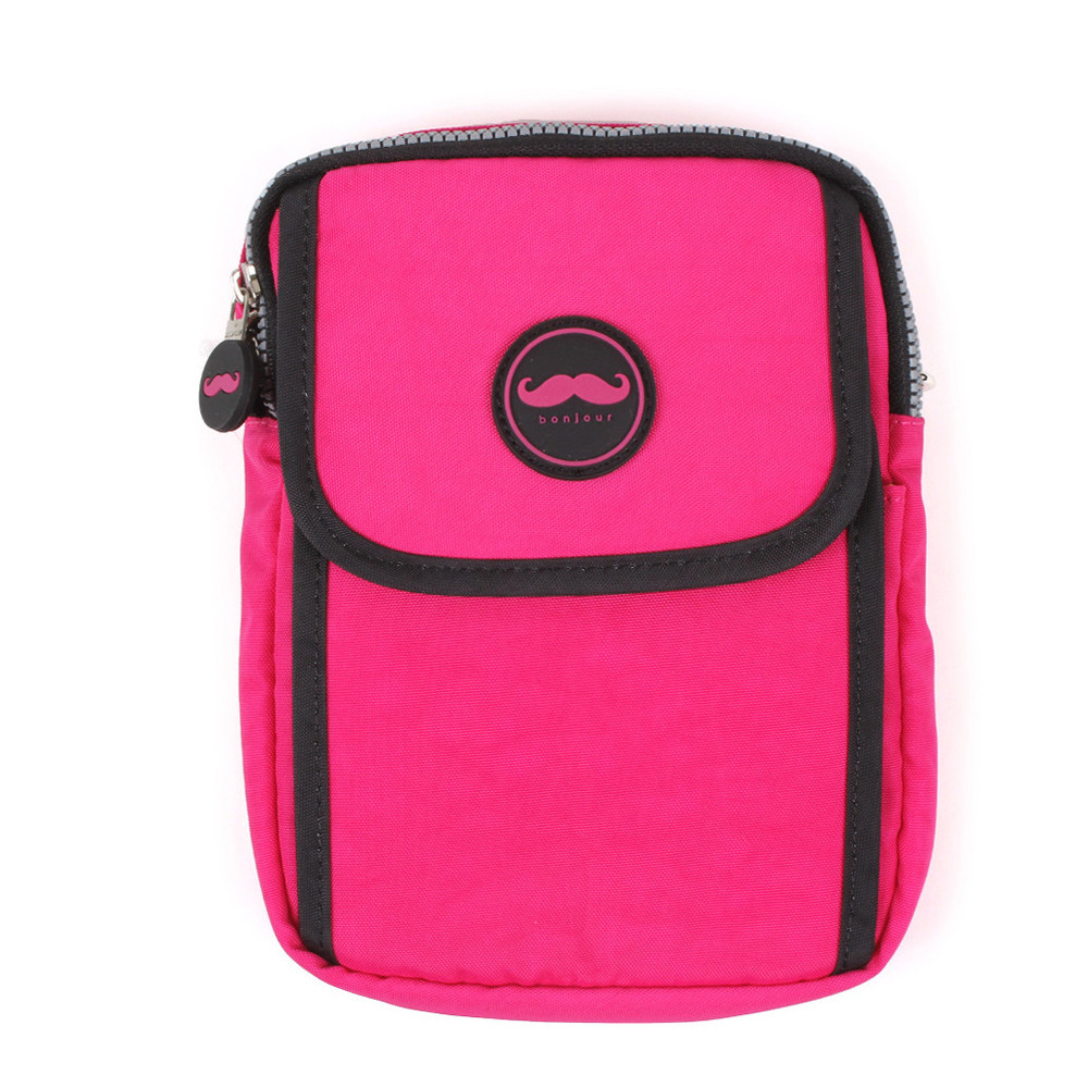 한정특가) 핑크풋 봉주르 크로스백 여행 멀티 케이스 (핑크)