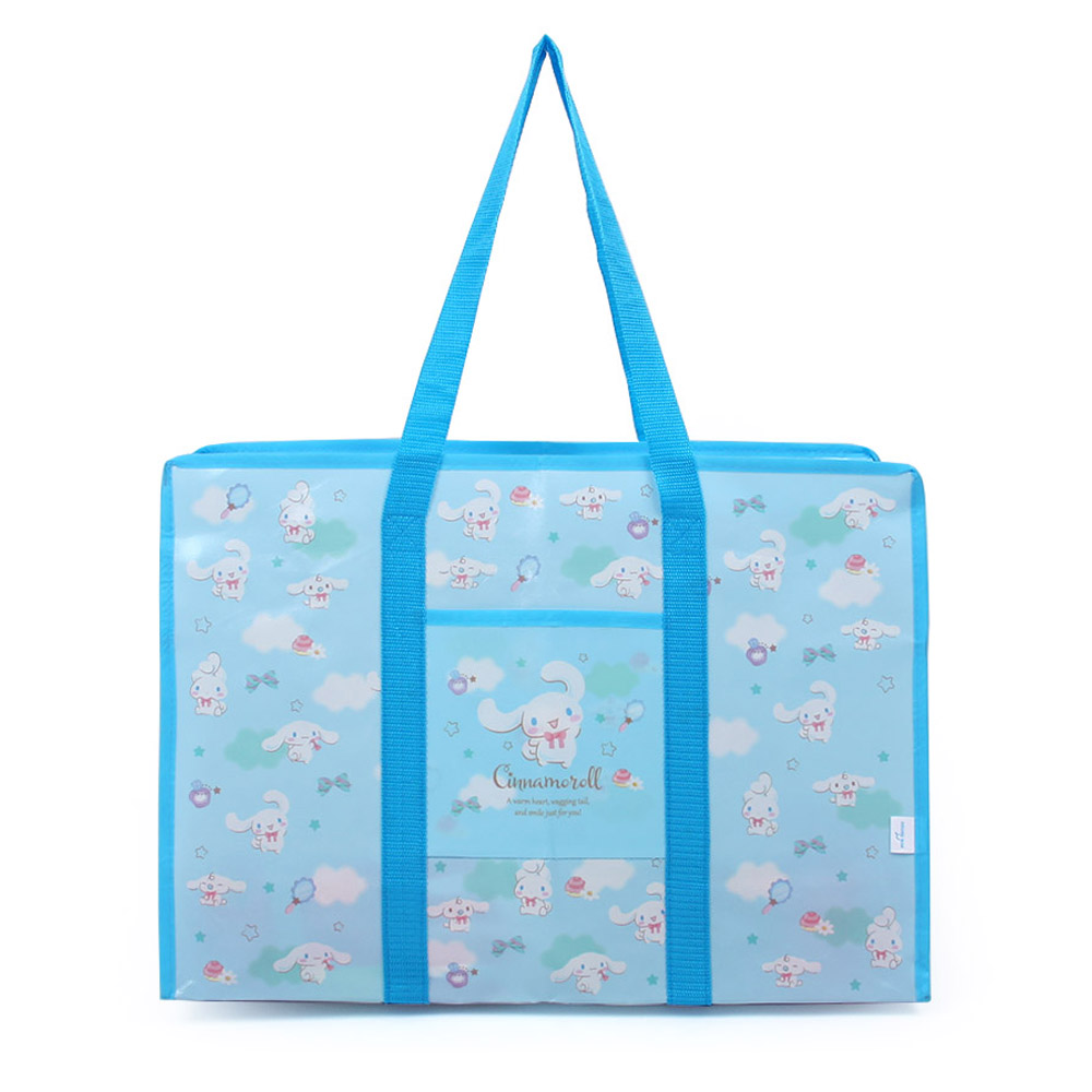 핑크망고 쇼핑백 시나모롤 심쿵 포켓 타포린백