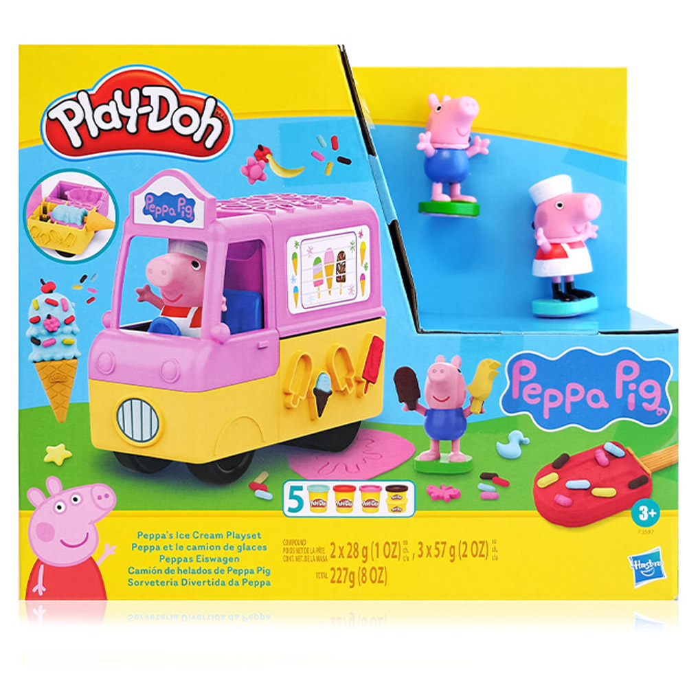 플레이도 클레이 페파피그 아이스크림 플레이세트 (F3597) 찰흙 도우 점토놀이