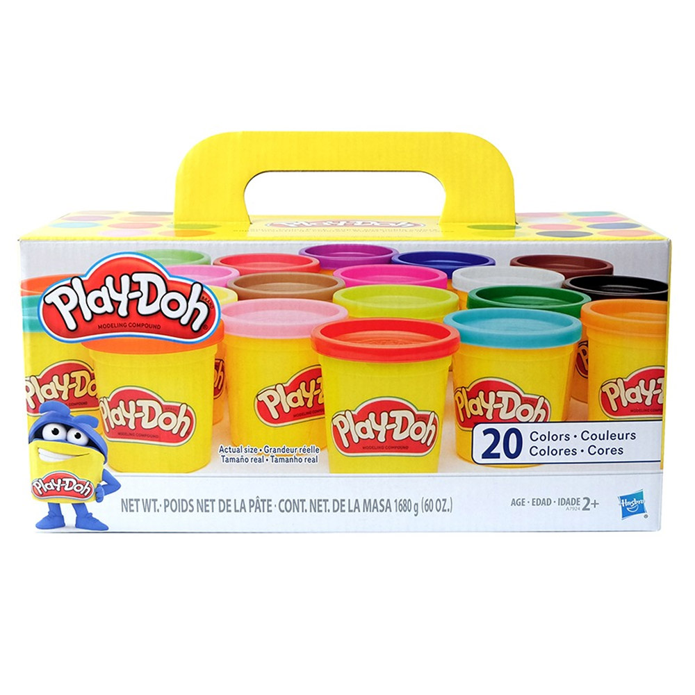 플레이도우 클레이 플레이도 클래식 칼라도우 20 팩 (F7924) 찰흙 도우 점토놀이