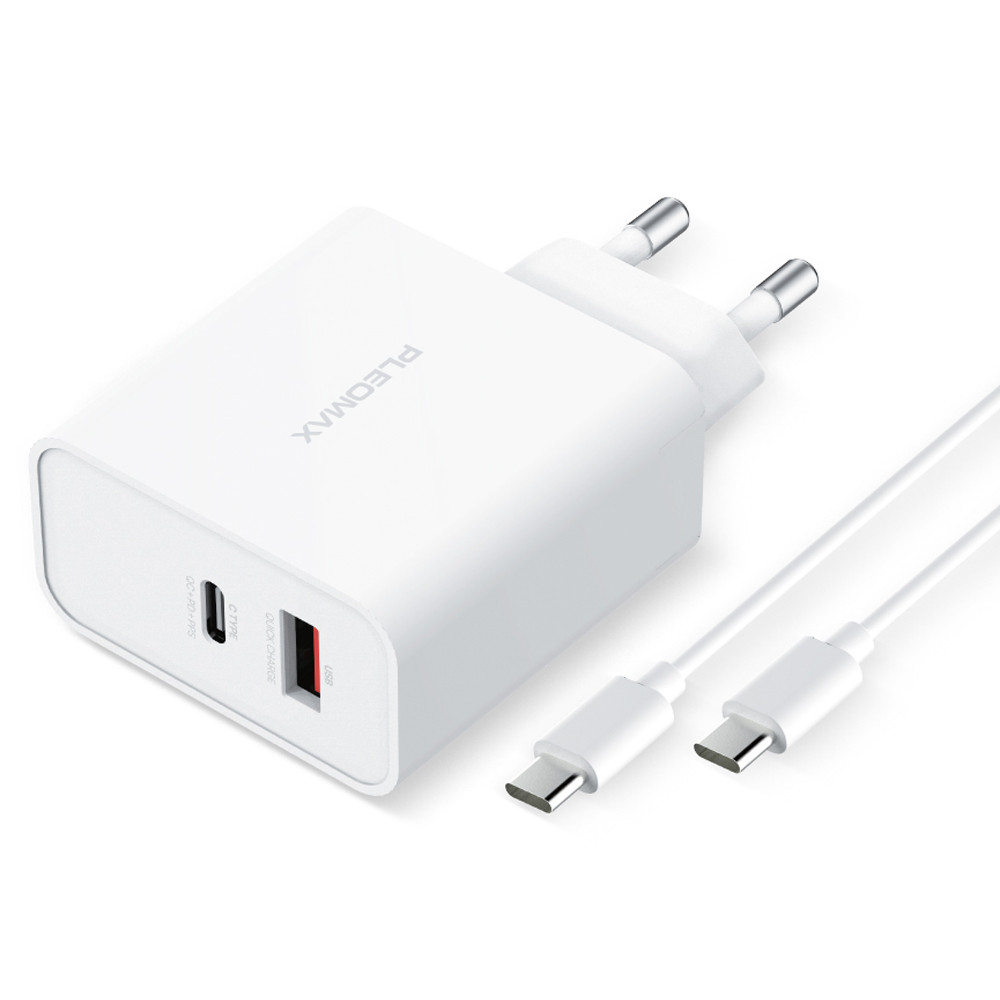 PLEOMAX 가정용 충전기 45W PD PPS 2포트 (PMQC-4500-CTYPE)