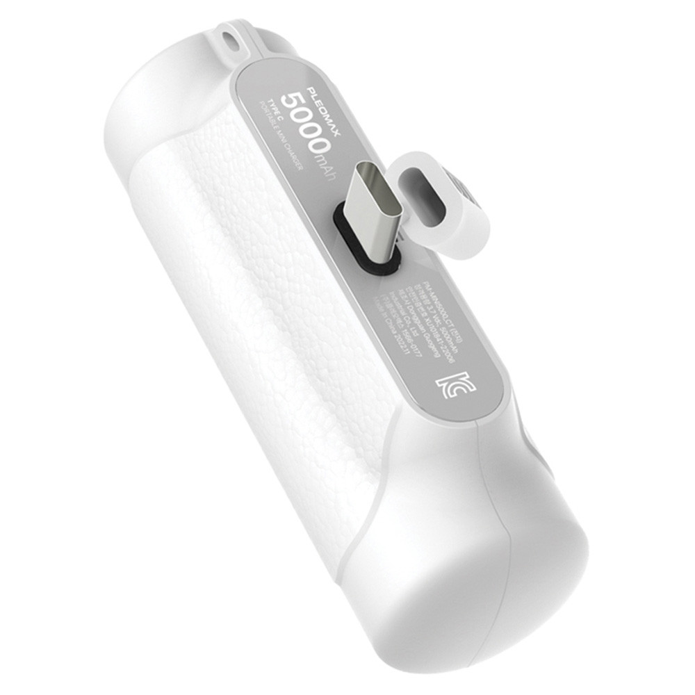 PLEOMAX 일체형 미니 보조배터리 C타입 (PM-MINI5000)