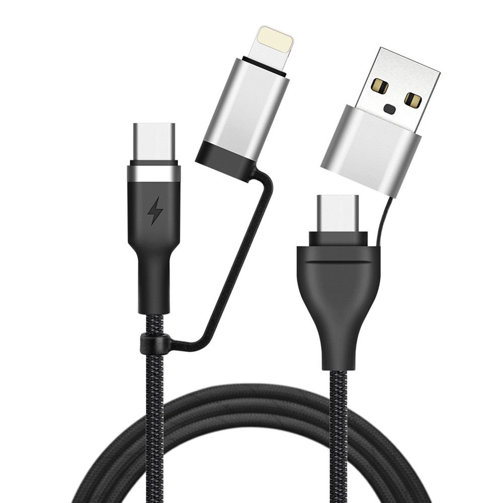 PLEOMAX 초고속 충전 케이블 4in1 멀티 PD PPS (PM-PD60W)