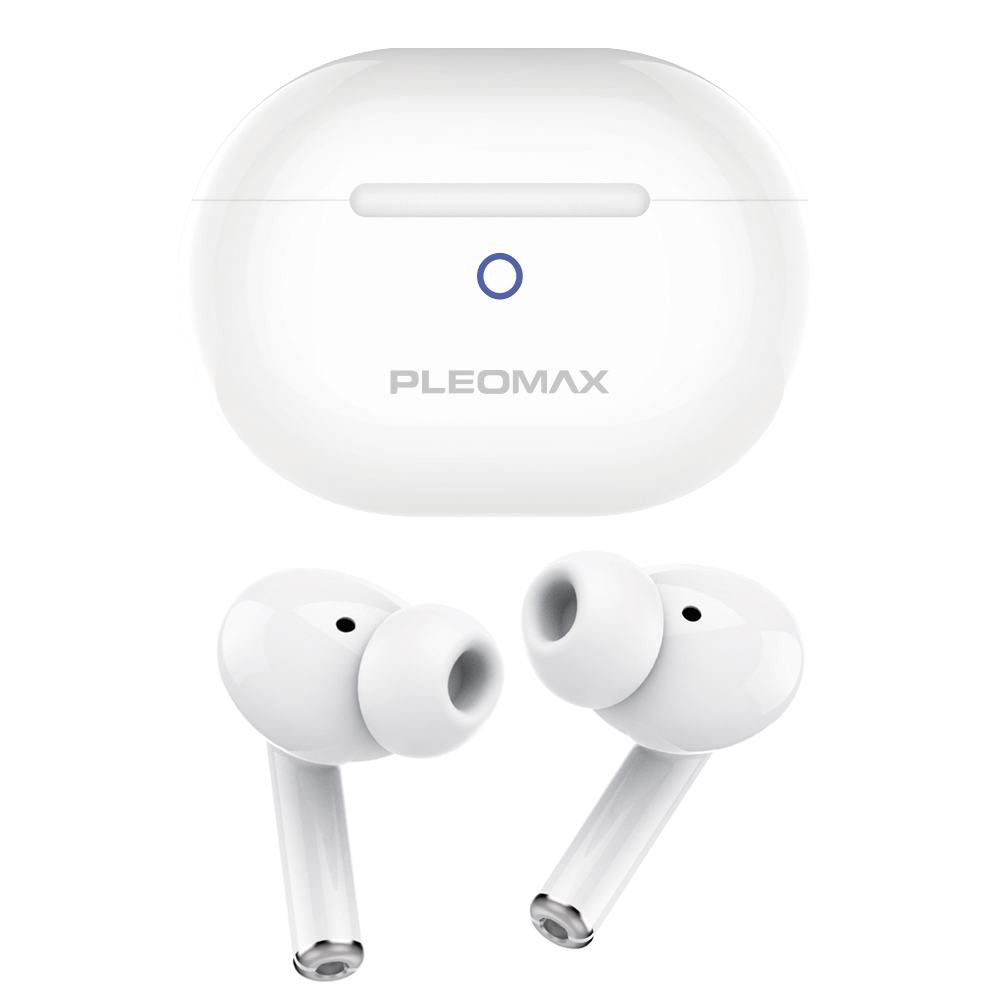 PLEOMAX 무선 블루투스이어폰 TW300 (화이트) 통화용블루투스이어폰