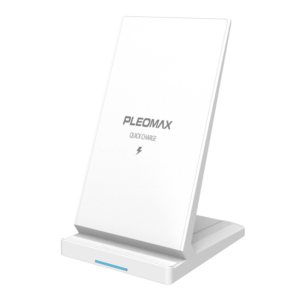 PLEOMAX 스탠드 고속충전 무선거치대 15W (EW-15) (화이트)