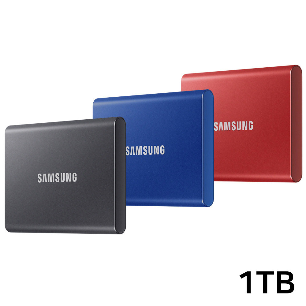 삼성전자 외장SSD 포터블 SSD T7 USB 3.2 Gen 2 (1TB) (랜덤1개)