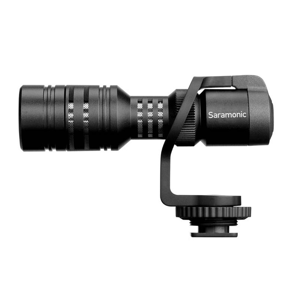 Saramonic 단일지향성 DSRL카메라 스마트폰용 콘덴서 영상 마이크 Vmic Mini