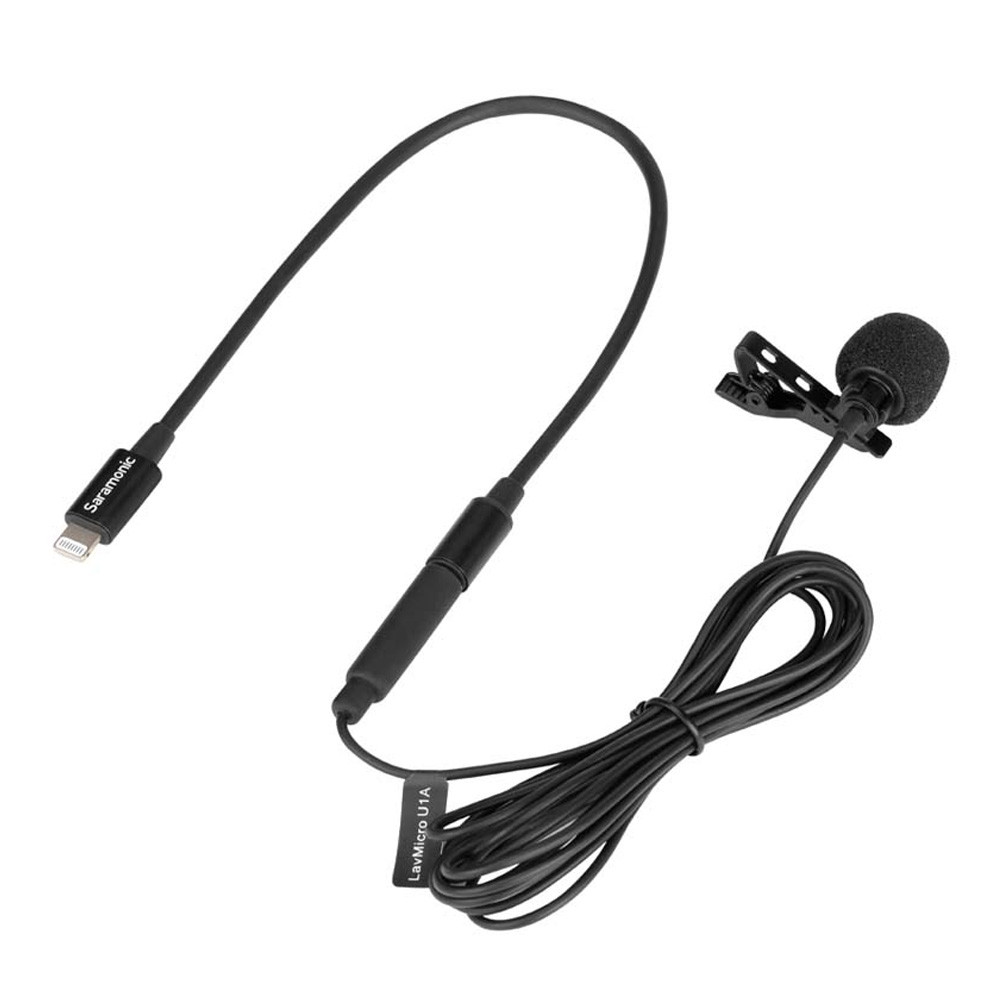 Saramonic 전방향성 고감도 초소형 클립 온 마이크 Lavmicro U1A