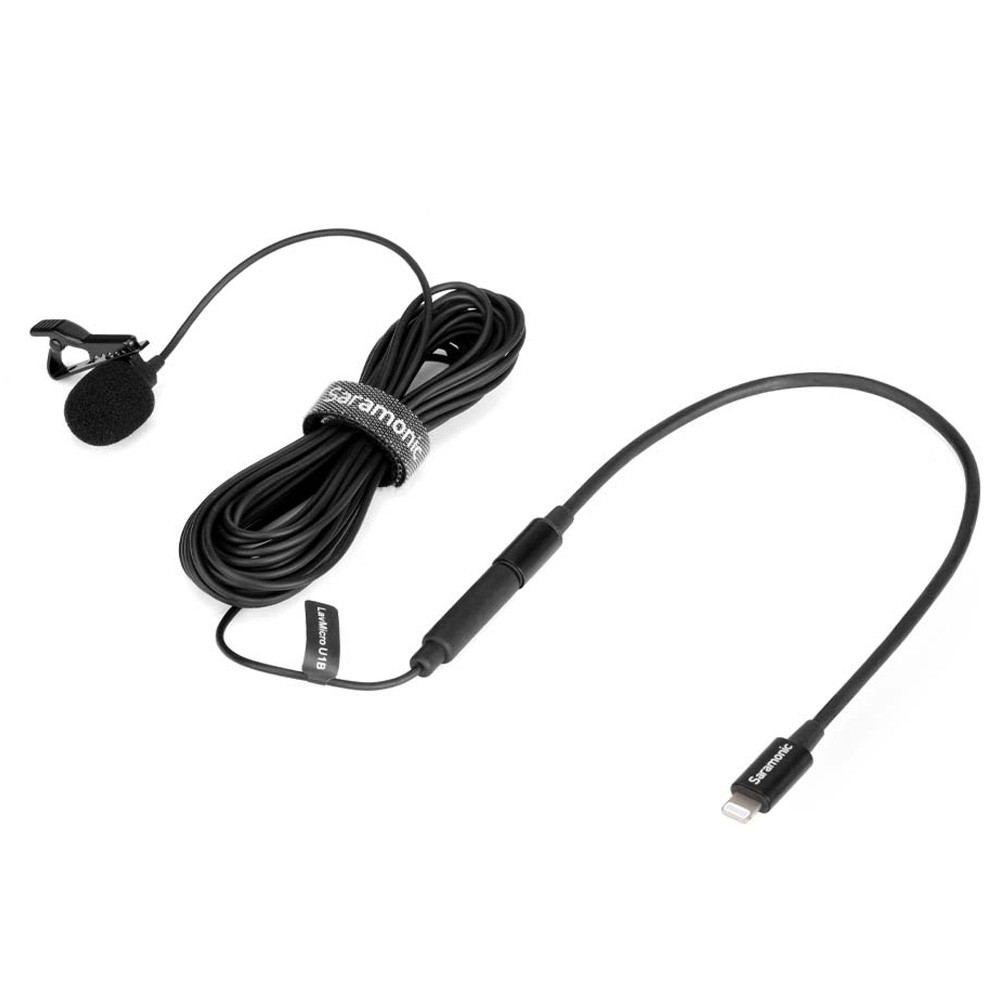 Saramonic 전방향성 고감도 초소형 클립 온 마이크 Lavmicro U1B