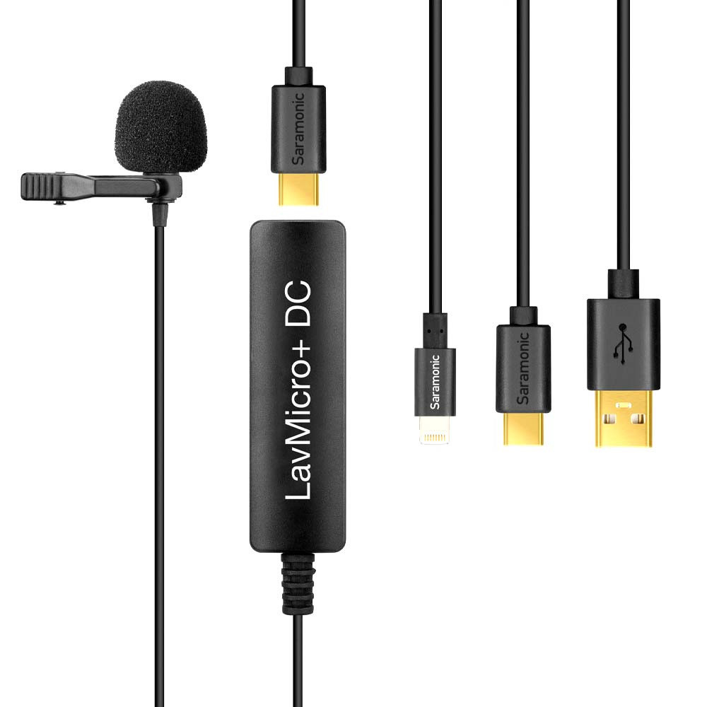 Saramonic 무지향성 소형 마이크 LavMicro plus DC