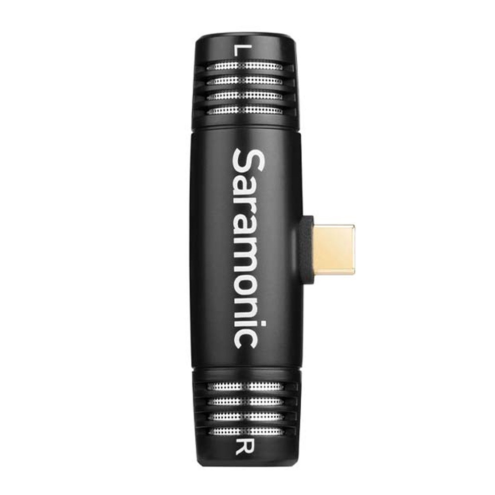 Saramonic USB C타입 소형 스테레오 마이크 (안드로이드용) SPMIC510 UC