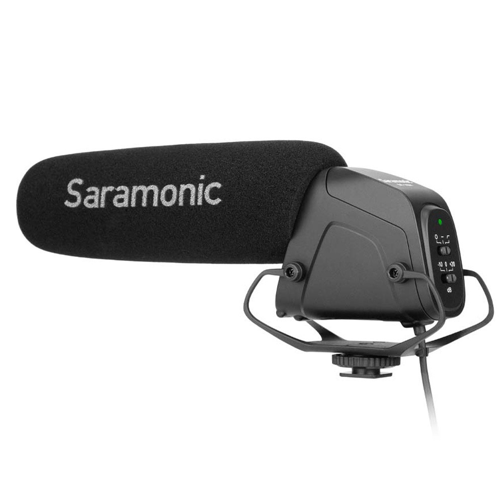 Saramonic DSLR 카메라 및 캠코더 전용 오디오 콘덴서 마이크 SR-VM4
