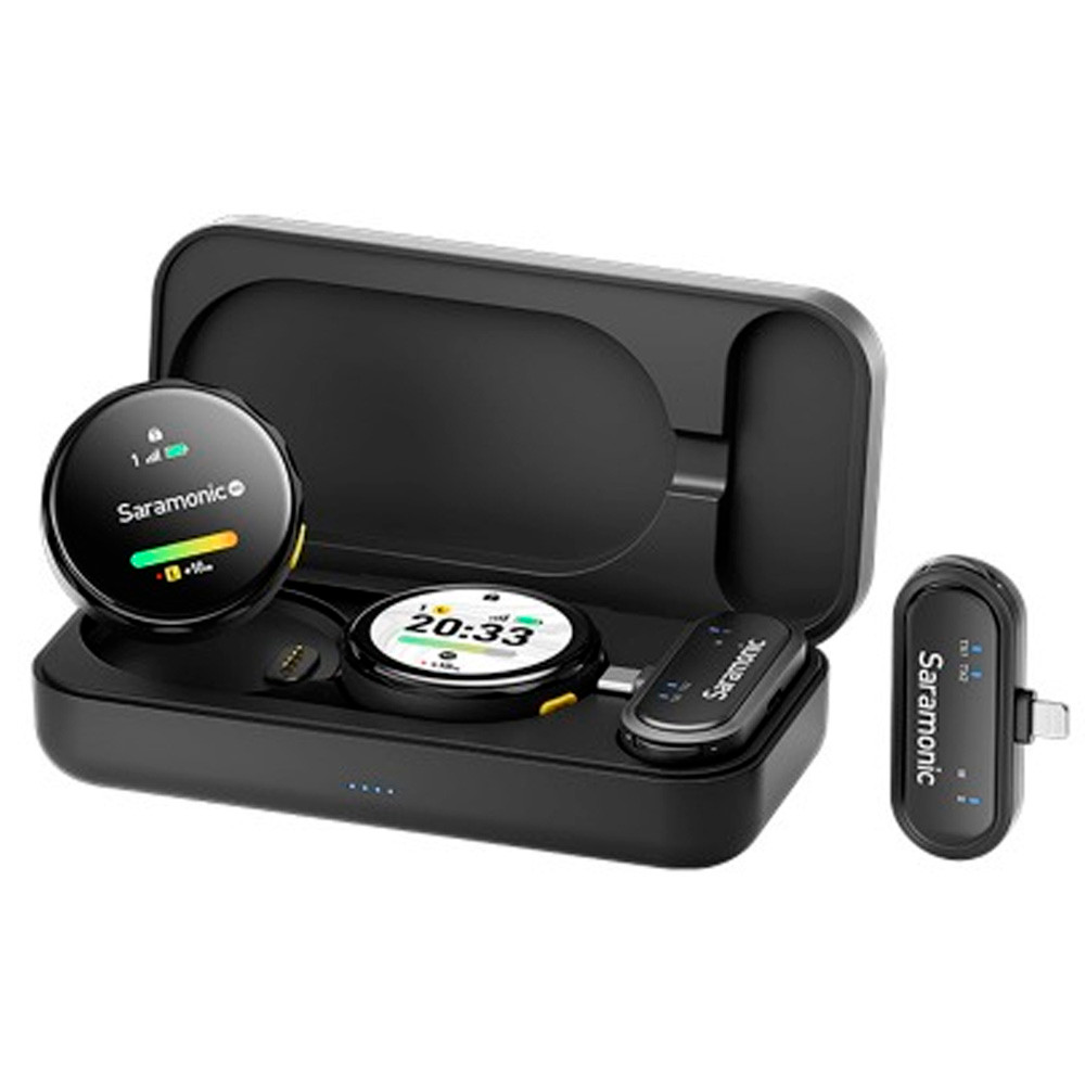 Saramonic 유튜버마이크 2.4GHz 무선 스마트 마이크 (터치스크린 포함) BlinkMe U2
