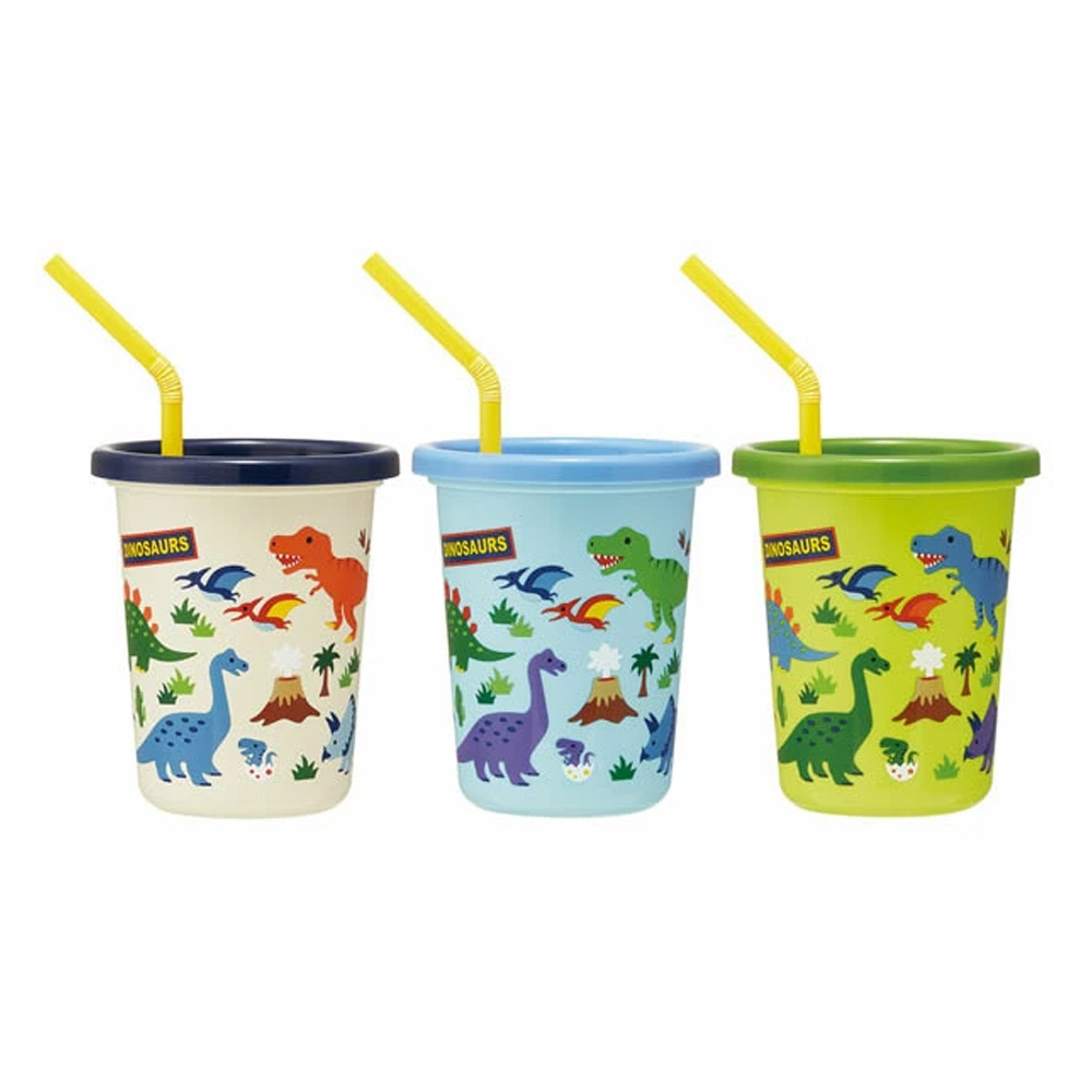 스케이터 다이노사우루스 스트로 텀블러 3P 세트 320ml