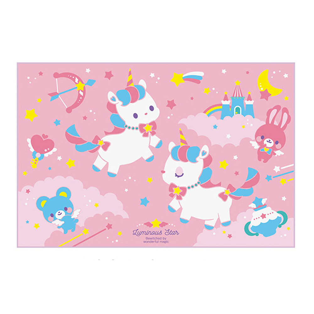 스케이터 1인용 돗자리 휴대용 매트 (유니콘)