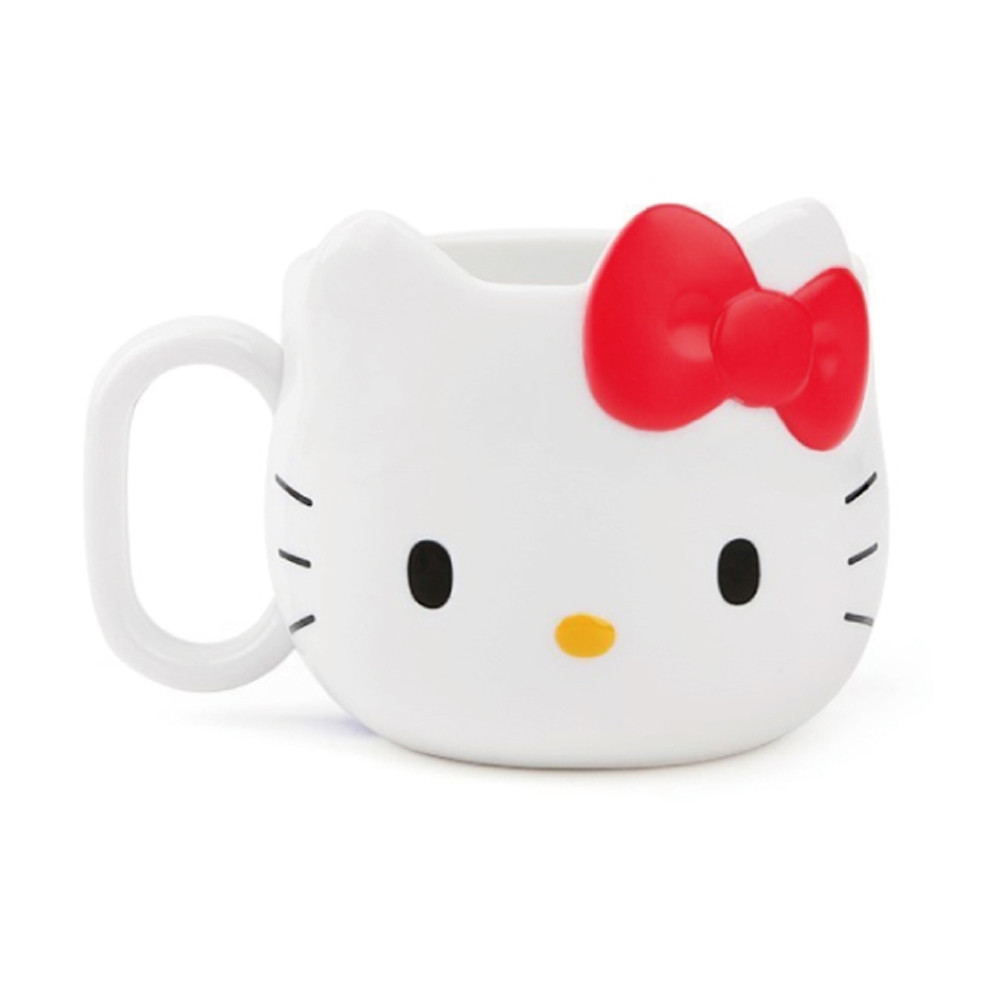 스케이터 아기컵 헬로키티 얼굴 머그컵 (Red) 유아컵